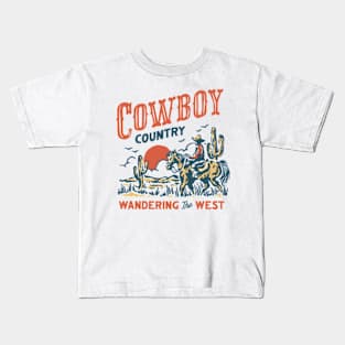 Cowboy country Kids T-Shirt